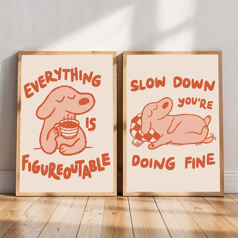 Resin Art Quotes - Everything Is Figureoutable Modern Positive Quote
