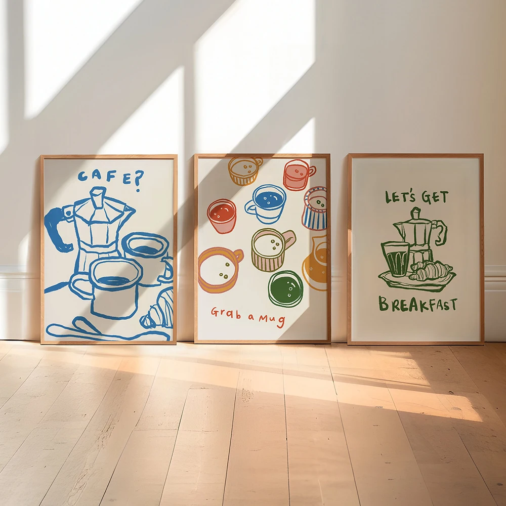 Resin Art Quotes - Coffee Wall Art Posters Diamond Painting