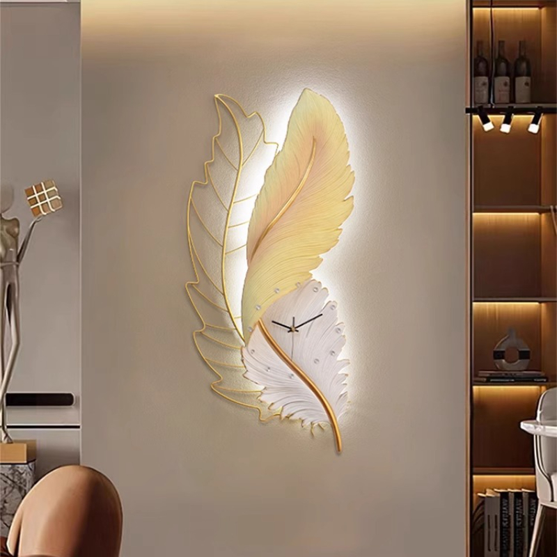 Light Unique Wall Clock Minima - Resin Art Clock ulasan dan harga