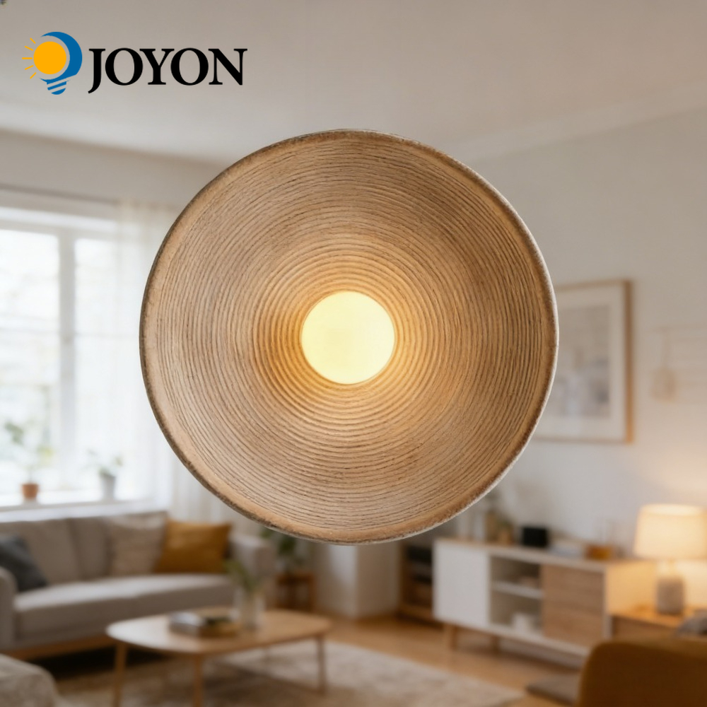 JOYON Wabi Sabi Round Wall Lam - Resin Art On Wood ulasan dan harga