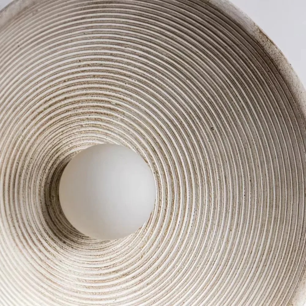 JOYON Wabi Sabi Round Wall Lam - Resin Art On Wood ulasan dan harga