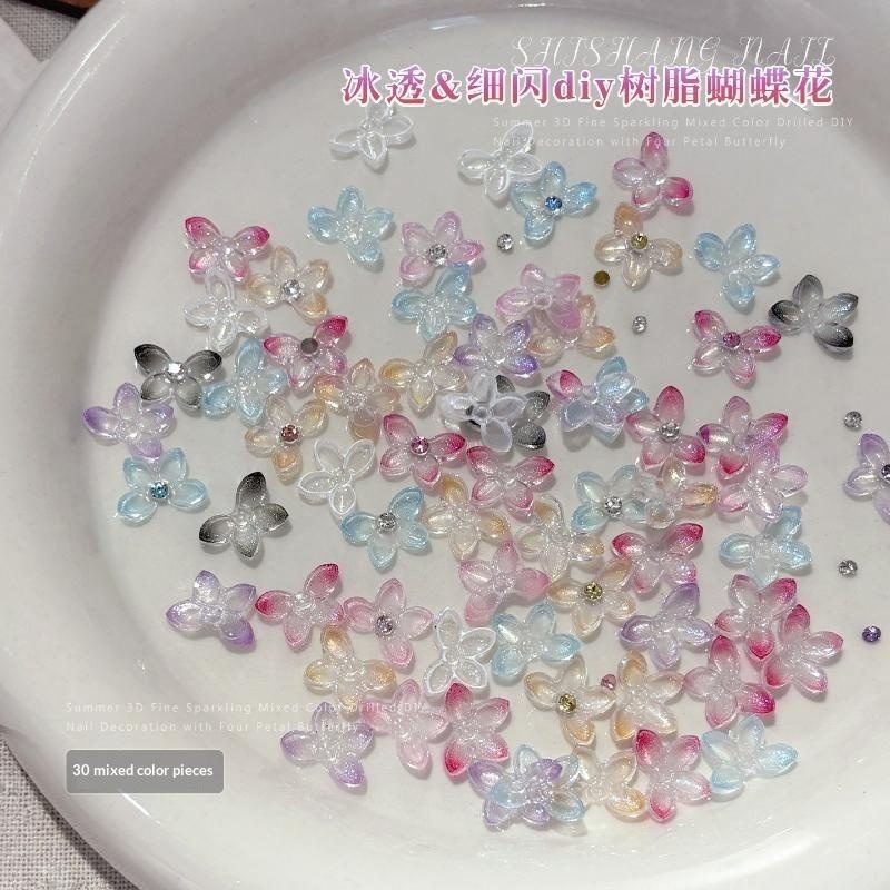 30Pcs 3D Glitter Resin Butterf - Resin Art Using Flowers ulasan dan harga