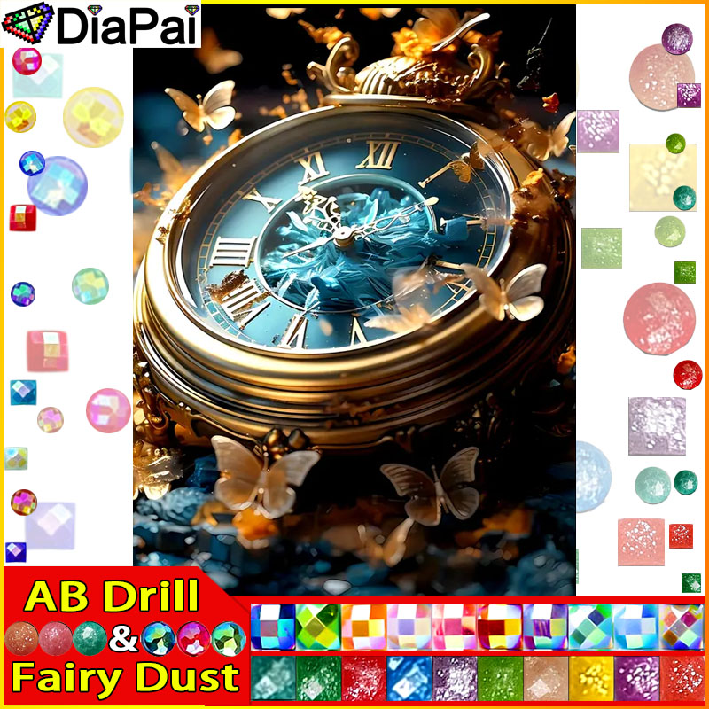 DiaPai Fairy Dust AB  Diamond  - Resin Art Clock ulasan dan harga
