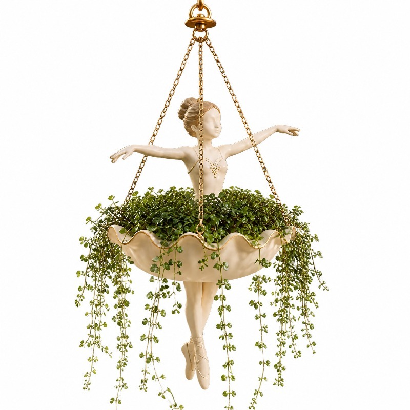 Decorative Ballerina Hanging P - Resin Art Using Flowers ulasan dan harga