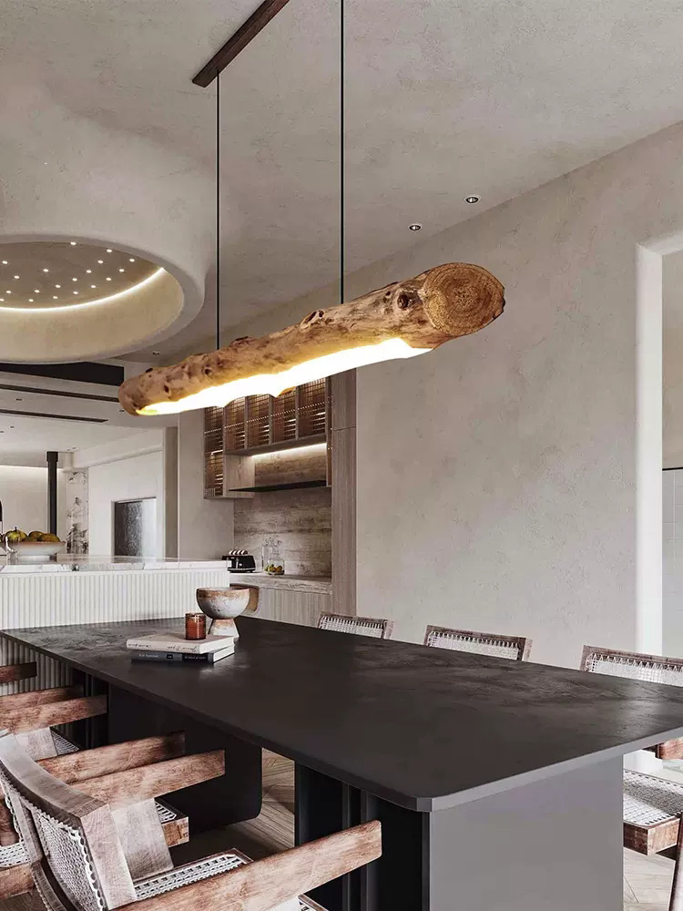 LED Wood Pendant Lights Resin  - Resin Art On Wood ulasan dan harga