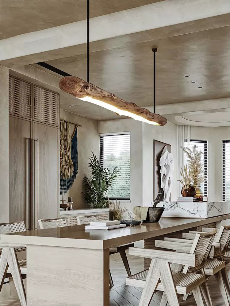 LED Wood Pendant Lights Resin  - Resin Art On Wood ulasan dan harga