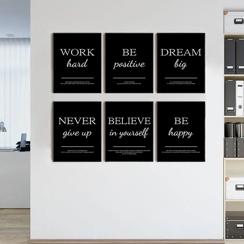 Modern Simple Inspirational Qu - Resin Art Quotes ulasan dan harga