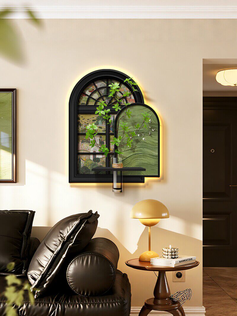 Middle ancient style living ro - Resin Art On Wood ulasan dan harga