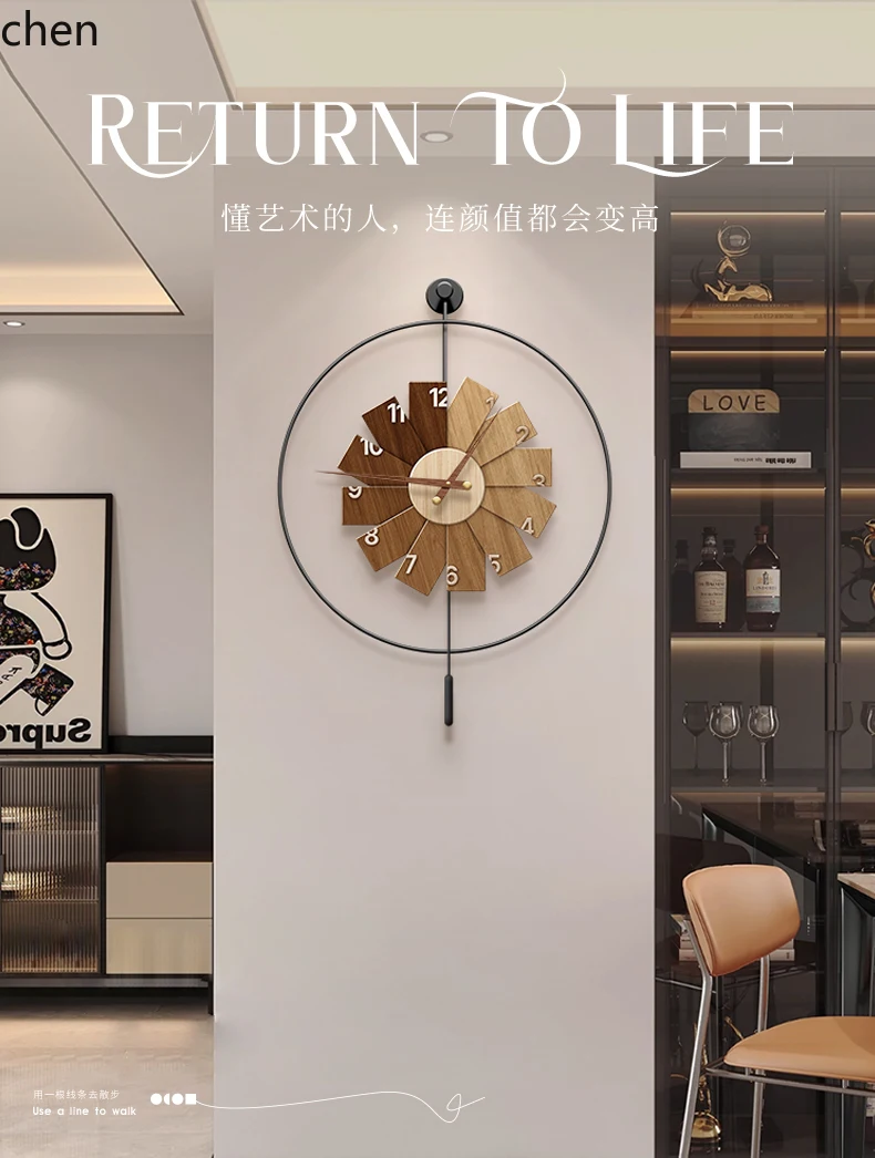 L15- Modern Minimalist Clock R - Resin Art Clock ulasan dan harga