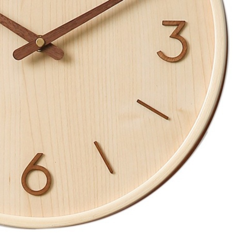 Modern Wooden Silent Art Wall  - Resin Art Clock ulasan dan harga