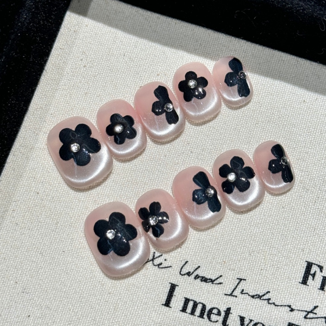10pcs Handmade Pressed Short R - Resin Art Using Flowers ulasan dan harga