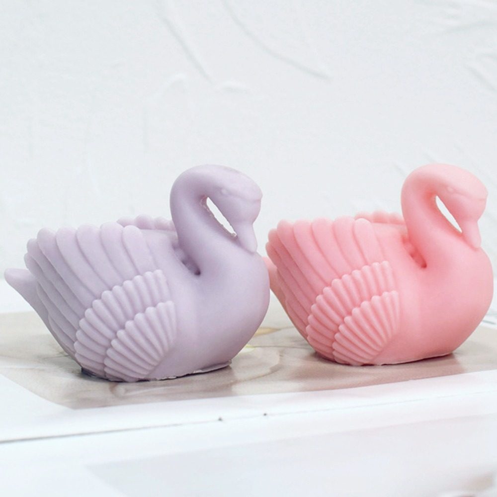 White Swan Silicone Candle Mou - Resin Art Gift For Wedding ulasan dan harga