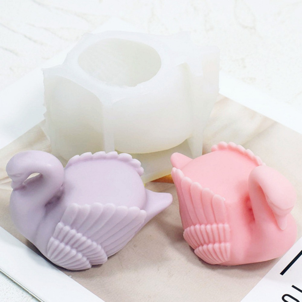 White Swan Silicone Candle Mou - Resin Art Gift For Wedding ulasan dan harga