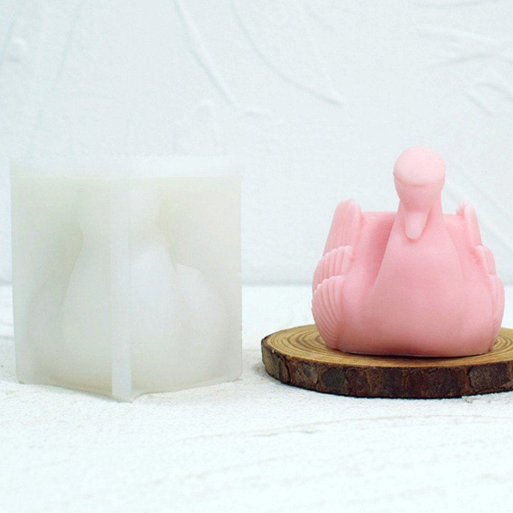 White Swan Silicone Candle Mou - Resin Art Gift For Wedding ulasan dan harga