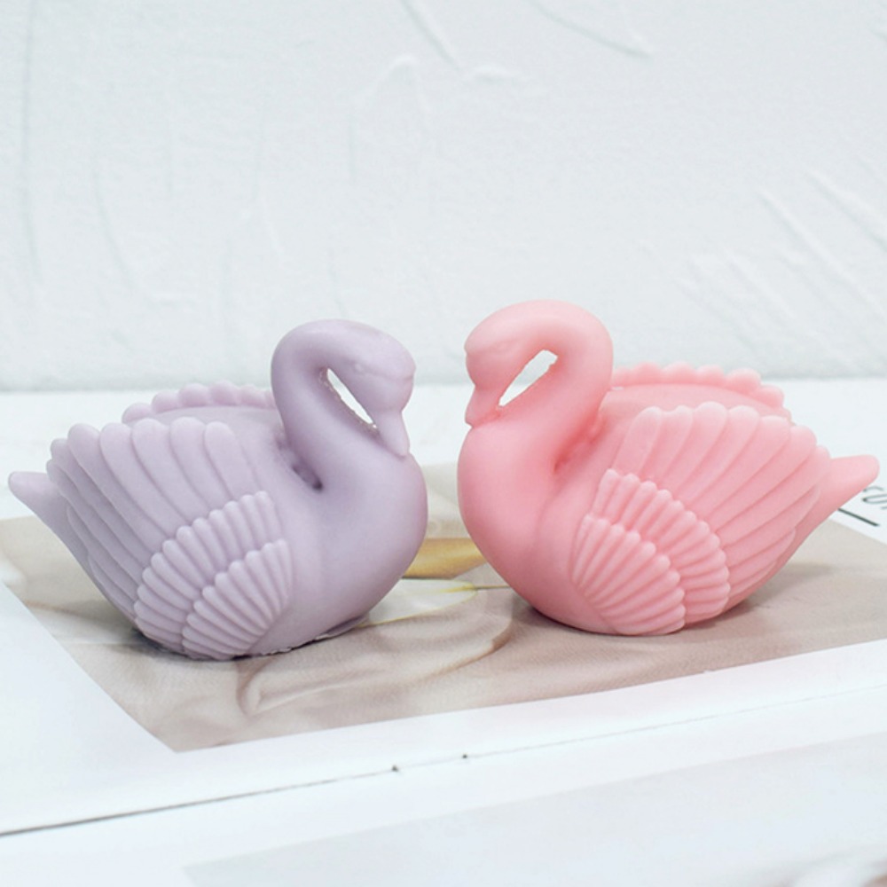 White Swan Silicone Candle Mou - Resin Art Gift For Wedding ulasan dan harga