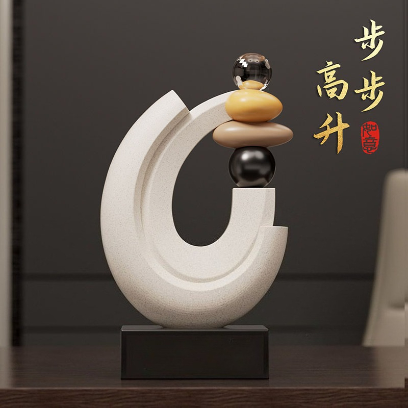 Home Decor Lucky Stone Statue  - Resin Art Gift For Wedding ulasan dan harga