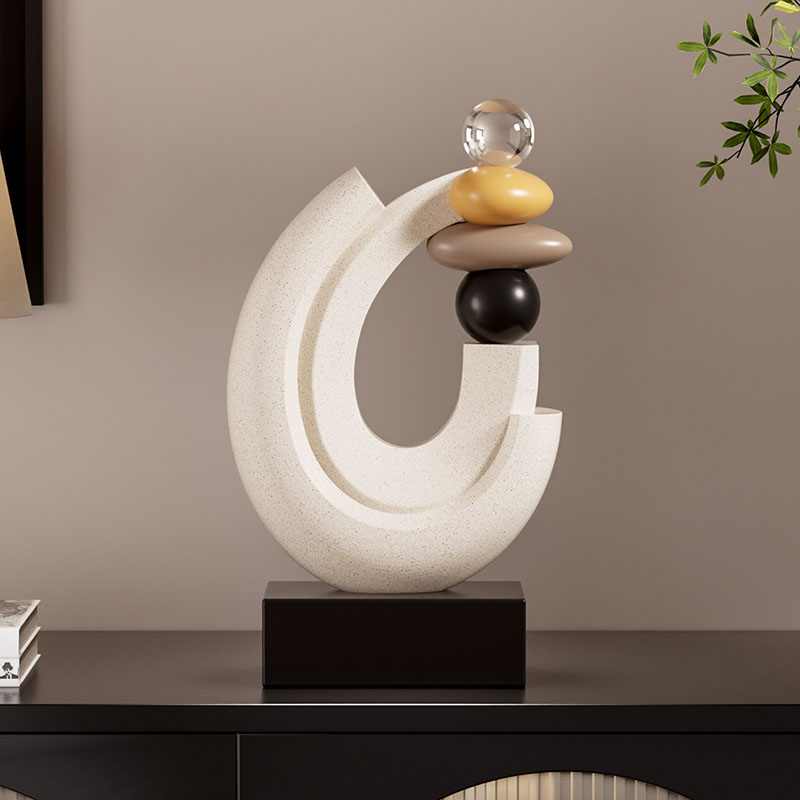 Home Decor Lucky Stone Statue  - Resin Art Gift For Wedding ulasan dan harga