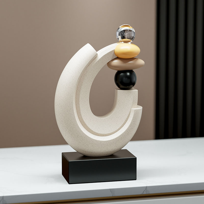 Home Decor Lucky Stone Statue  - Resin Art Gift For Wedding ulasan dan harga