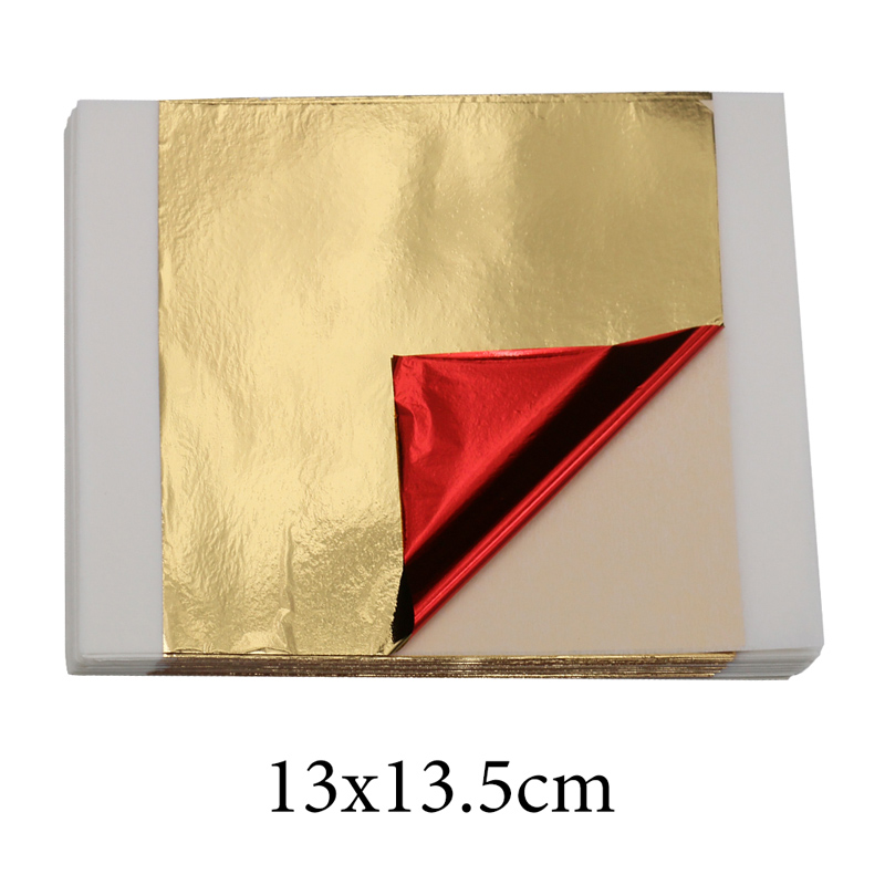 100pcs Imitation Gold Leaf Foi - Resin Art Gift For Wedding ulasan dan harga