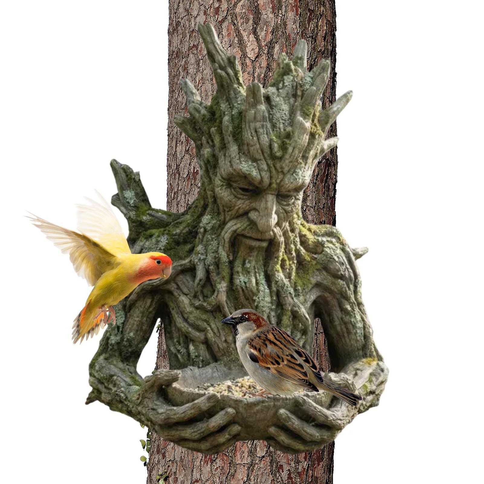 Mounted on Tree Bird Feeder We - Resin Art On Wood ulasan dan harga