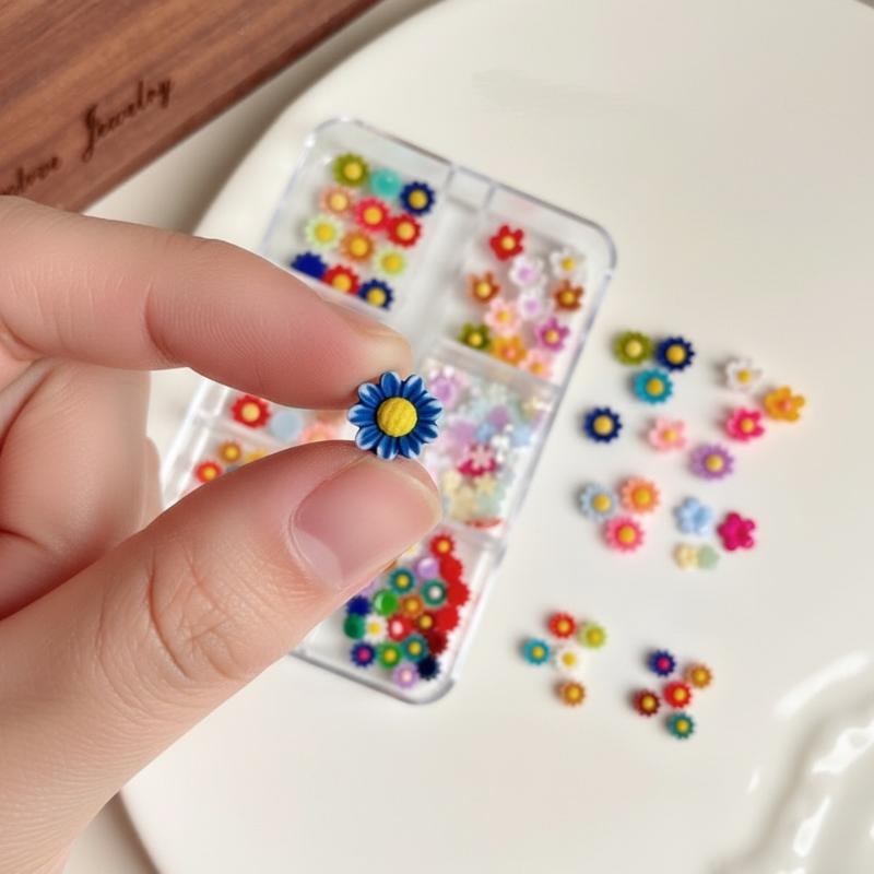 Summer Vibe Sunflower Nail Cha - Resin Art Using Flowers ulasan dan harga