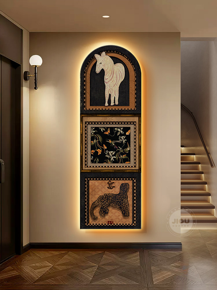 Medal Art Deco Entrance Hall D - Resin Art On Wood ulasan dan harga