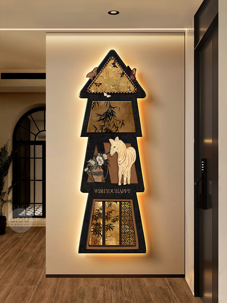 Medal Art Deco Entrance Hall D - Resin Art On Wood ulasan dan harga