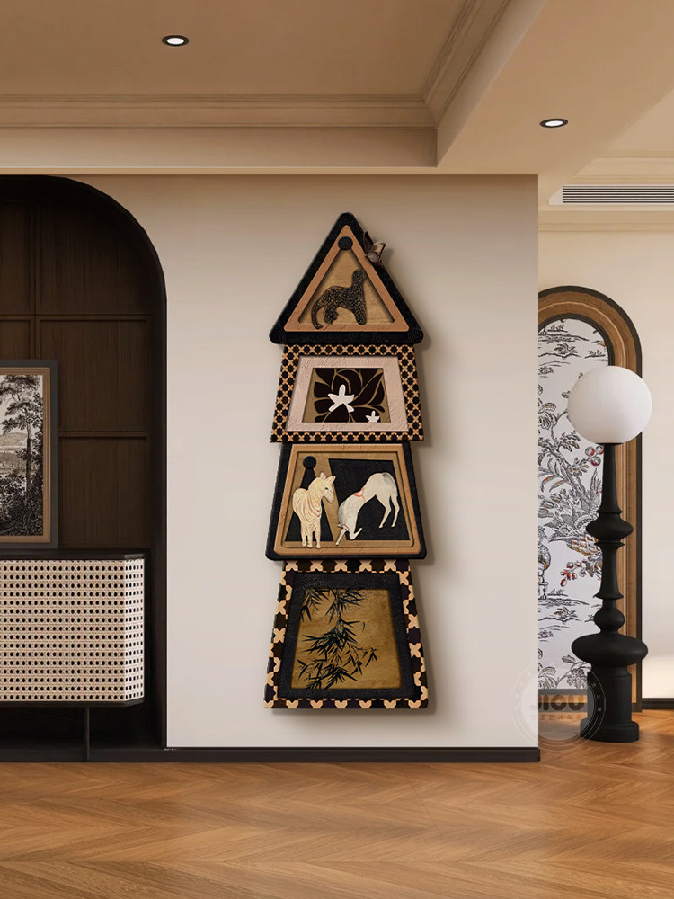Medal Art Deco Entrance Hall D - Resin Art On Wood ulasan dan harga