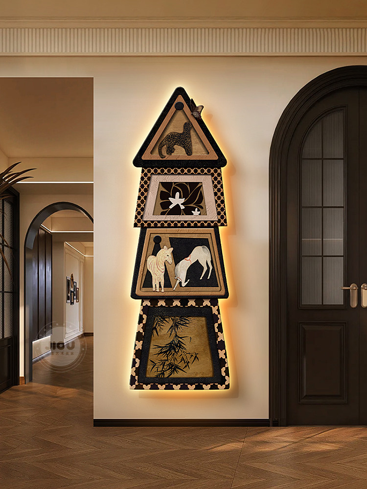 Medal Art Deco Entrance Hall D - Resin Art On Wood ulasan dan harga