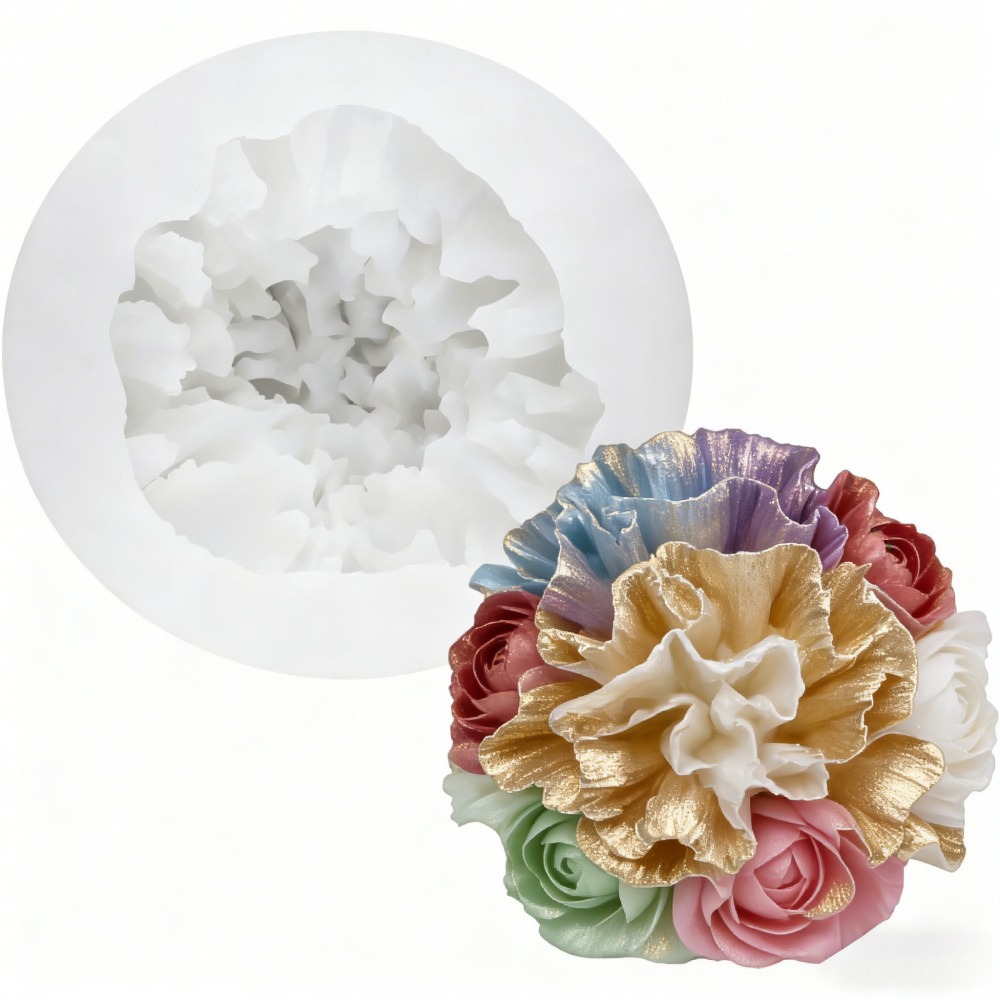 3-Piece Silicone Molds for Ros - Resin Art Gift For Wedding ulasan dan harga
