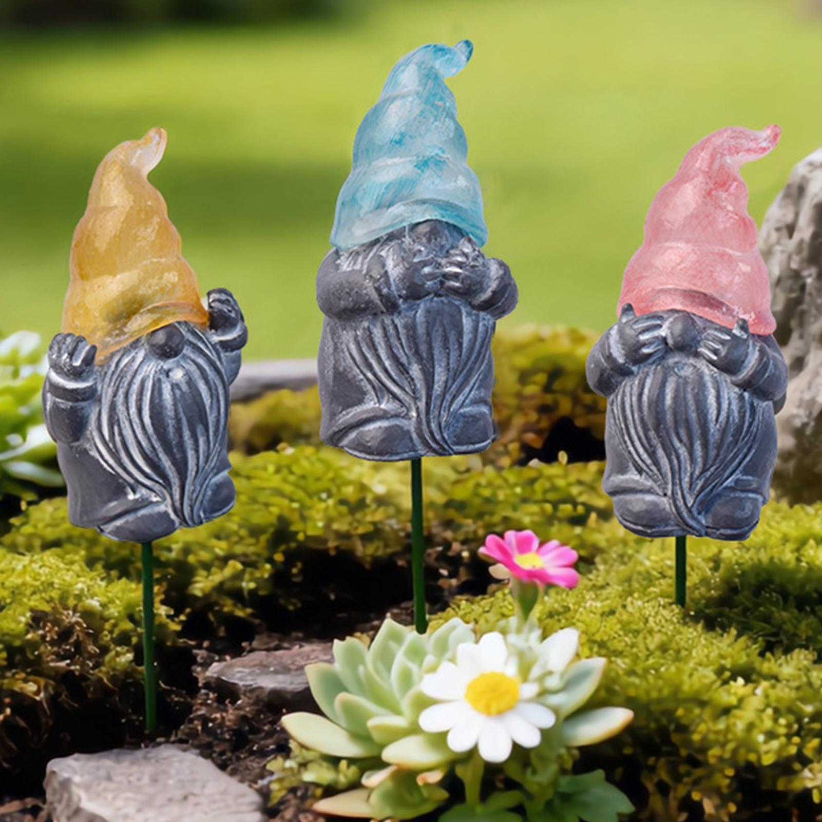 Decorative Garden Stakes 3-Pie - Resin Art Flower ulasan dan harga