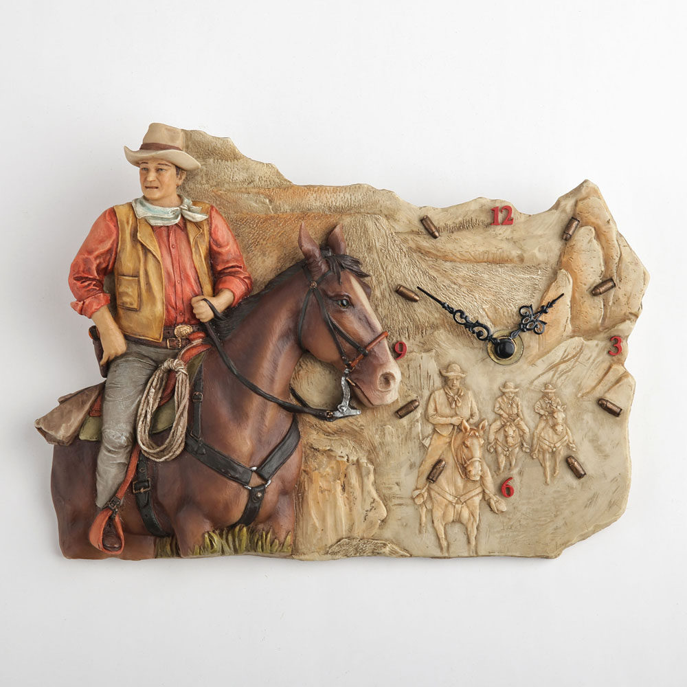 Vintage Western Cowboy Horse R - Resin Art Clock ulasan dan harga