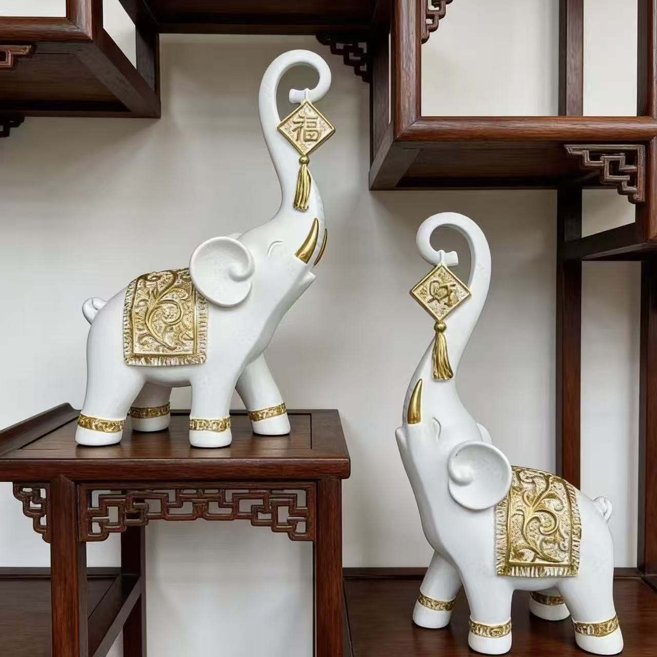 One Pair Chinese Style Lucky W - Resin Art Gift For Wedding ulasan dan harga
