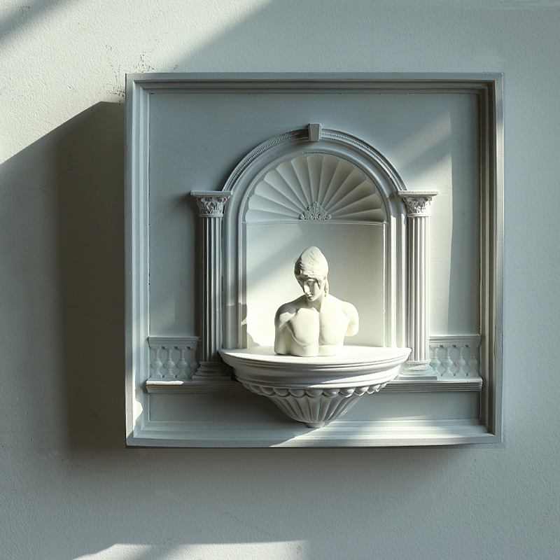 ‌French Vintage Wall Art, Plas - Resin Art Clock ulasan dan harga