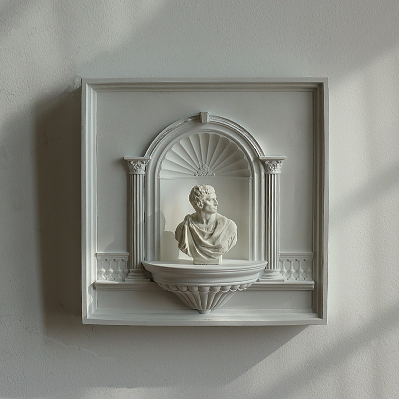 ‌French Vintage Wall Art, Plas - Resin Art Clock ulasan dan harga