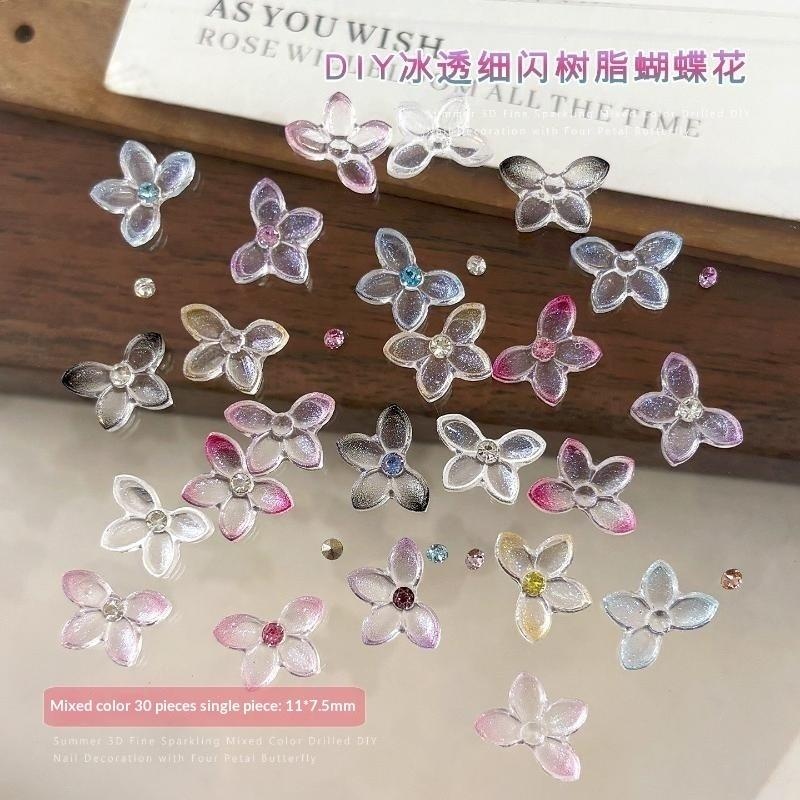 30Pcs 3D Glitter Resin Butterf - Resin Art Using Flowers ulasan dan harga