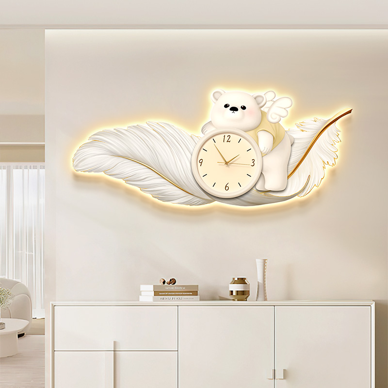 Big Size Metal Wall Art Clock  - Resin Art Clock ulasan dan harga