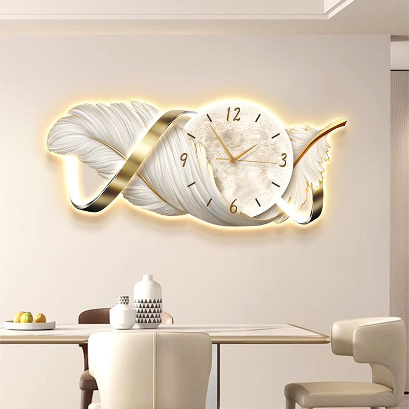 Big Size Metal Wall Art Clock  - Resin Art Clock ulasan dan harga