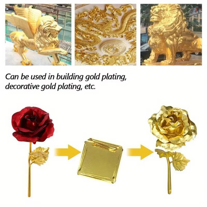 100pcs Imitation Gold Sliver C - Resin Art Gift For Wedding ulasan dan harga