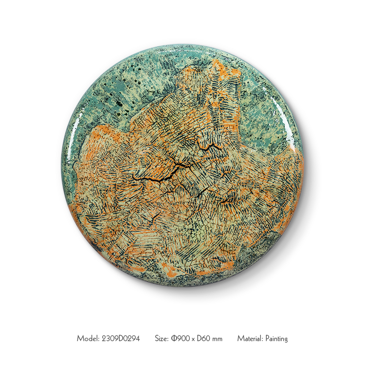 Modern Large Abstract Style Ha - Resin Art On Wood ulasan dan harga