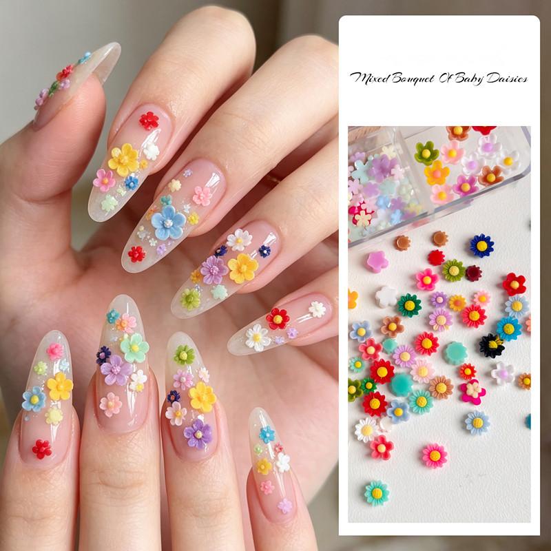 Summer Vibe Sunflower Nail Cha - Resin Art Using Flowers ulasan dan harga