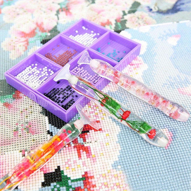 1set Flower Design Resin 5D Di - Resin Art Flower ulasan dan harga